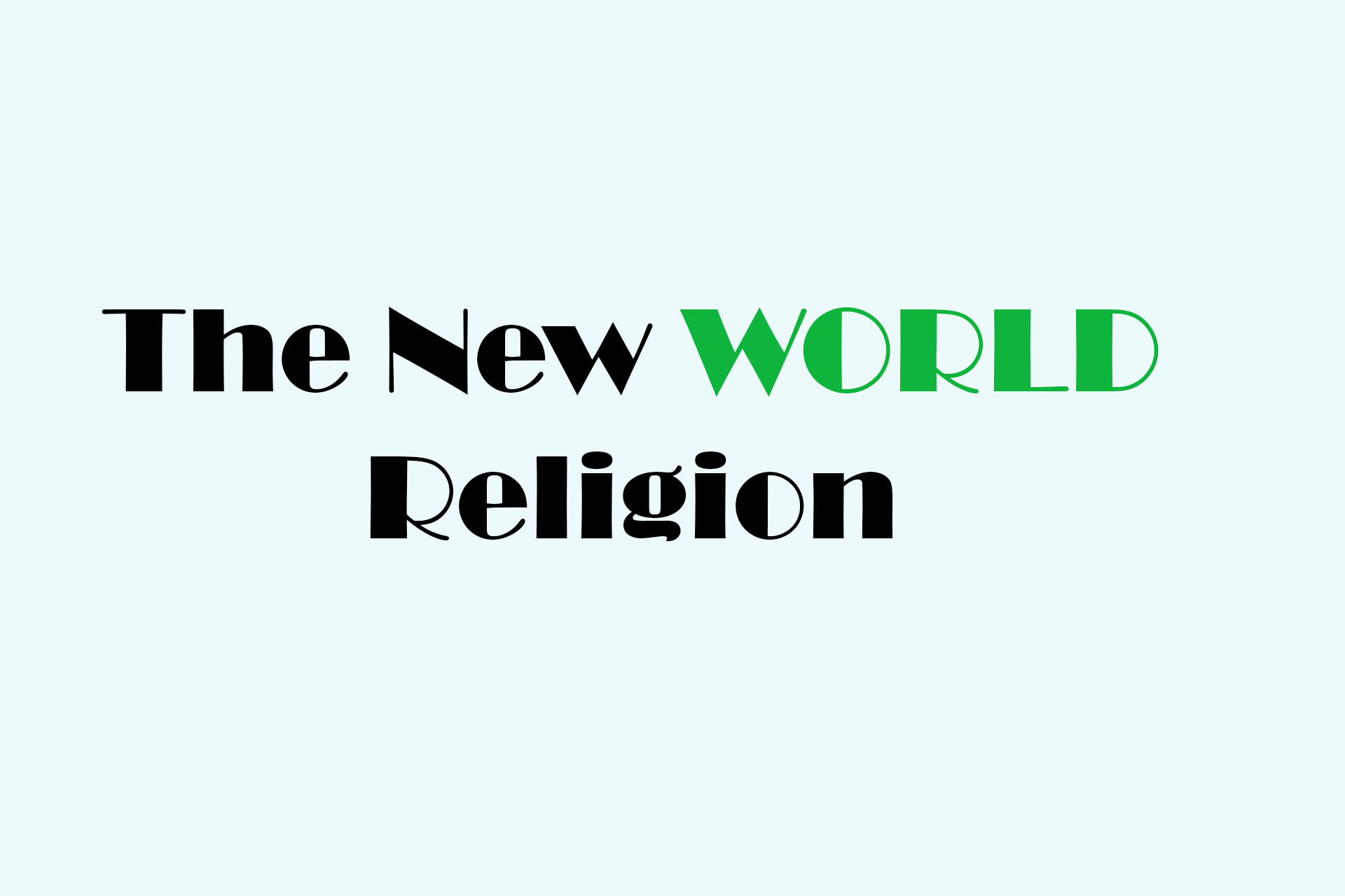 New World Religion