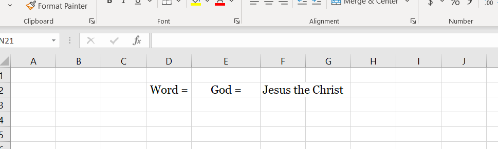 In the beginning was the word 1 John